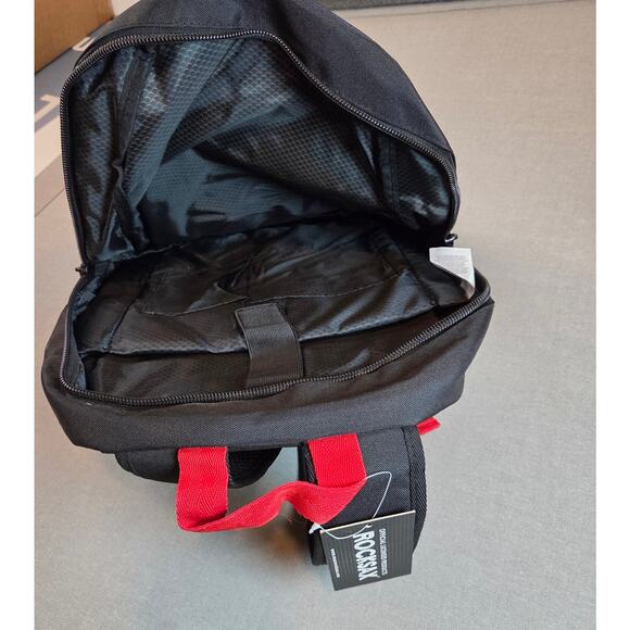 AC/DC Highway to Hell Rocksax Backpack 17" Black Red NWT 2022 Licensed - Picture 6 of 10